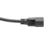 Tripp Lite by Eaton P004-L01 Power Extension Cord - For Computer Server Printer Monitor PDU UPS PC - Black - 1 ft Cord Length - P004-L01
