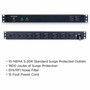 CyberPower Rackbar Surge Suppressor RM 1U RKBS20S2F8R 20A 10-Outlet - 10 x NEMA 5-20R - 1800 J - 120 V AC Input - 120 V AC Output - 15 RKBS20S2F8R