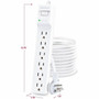 CyberPower B625 Essential 6 - Outlet Surge Protector with 1500 J Surge Suppression - Clamping Voltage 600V 15 ft Cord NEMA 5-15P - B625