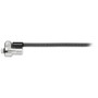 Kensington NanoSaver Keyed Dual Head Laptop Lock - Keyed Lock - Black - Carbon Steel - 6 ft - For Notebook Tablet K64448WW
