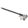 Kensington NanoSaver Keyed Dual Head Laptop Lock - Keyed Lock - Black - Carbon Steel - 6 ft - For Notebook Tablet K64448WW