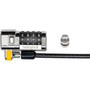 Kensington ClickSafe Combination Laptop Lock for Wedge-Shaped Security Slot - Resettable - 4-digit - Combination Lock - Silver Black K67936WW