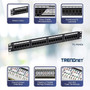 TRENDnet_24-Port_Cat6A_Shielded_1U_Patch_Panel_19_1U_Rackmount_Housing_Compatible_With_Cat5e_Cat6_And_Cat6A_Cabling_Ethernet_-_TC-P24C6