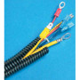 Panduit Corrugated Loom Tubing - Cable Concealer - Black - 1 CLT100F-C20