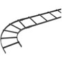 Tripp Lite by Eaton Cable Ladder Runway E-Bend - 90 Degrees 12 in Width - Cable Ladder Bend - Black - Steel SRL90BEND12