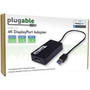 Plugable USB 30 4K DisplayPort Adapter for Multiple Monitors - 1 Pack - USB 30 - 1 x DisplayPort Digital AudioVideo Female - 3840 x UGA-4KDP