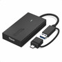 Plugable HDMIUSBUSB-C AudioVideo Adapter - 1 x USB 30 Type A - Male 1 x USB 30 Type C - Male - 1 x HDMI Digital AudioVideo - - UGA-HDMI-S