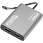 Plugable USB C to HDMI Adapter Dual Monitor 4K 60Hz for Apple Mac M1M2M3 - DisplayLink Multiple Displays for Thunderbolt Macbook or USBC-6950M