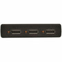 Keyspan 3-Port Mini DisplayPort 12 to DisplayPort Multi-Stream Transport MST Hub 3840 x 2160 4K x 2K UHD - TAA Compliant - 3840 B155-003-DP-V2