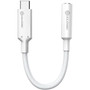 ALOGIC Elements PRO 10cm USB-C to 35mm Audio Adapter - White - 39 Mini-phoneUSB-C Audio Cable for Audio Device Phone Tablet - 1 ELPC35A-WH