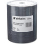 Verbatim DVD-R 4.7GB 16X DataLifePlus White Inkjet Printable, Hub Printable - 100pk Tape Wrap - Inkjet Printable (Fleet Network)