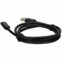 AddOn USB Cable - 33 ft USB Data Transfer Cable for MacBook Notebook Computer Printer Portable Hard Drive Tablet - First End 1 USBC2USB3A1MB