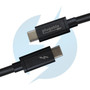 Plugable Thunderbolt 3 Cable 20Gbps Supports 100W 20V 5A Charging 66ft2m - 66 ft Thunderbolt 3 Data Transfer Cable for Tablet TBT3-20G2M