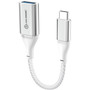 Alogic Super Ultra USB 31 USB-C to USB-A Adapter - 15cm - Silver - 59 USBUSB-C Data Transfer Cable for Phone Tablet Notebook - ULCAA-SLV