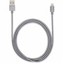 iStore Lightning Charge 4ft 12m Braided Cable Space Gray - 4 ft LightningUSB Data Transfer Cable for Computer Power Adapter - ACC994CAI
