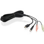 IOGEAR 6ft HDMI KVM Cable with USB and Audio TAA Compliant - 6 ft KVM Cable for KVM Switch Monitor Speaker KeyboardMouse - First G2L802U