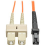 Tripp Lite Duplex Fiber Optic Patch Cable - MT-RJ Male - SC Male - 091m N310-003