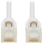 Tripp Lite Safe-IT N261AB-S07-WH Cat6a UTP Network Cable - 7 ft Category 6a Network Cable for Network Device Patch Panel Switch - N261AB-S07-WH