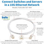Tripp Lite Safe-IT N261AB-S07-WH Cat6a UTP Network Cable - 7 ft Category 6a Network Cable for Network Device Patch Panel Switch - N261AB-S07-WH