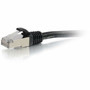 C2G 1ft 03m Cat6 Snagless Shielded STP Ethernet Network Patch Cable - Black - 1 ft Category 6 Network Cable for Network Device - 00808