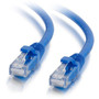 C2G 50ft Cat6a Unshielded Ethernet - Cat 6a Network Patch Cable - Blue - 50 ft Category 6a Network Cable for Network Adapter Hub - 1 50877