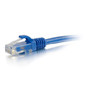 C2G 100ft Cat6a Snagless Unshielded UTP Network Patch Ethernet Cable-Blue - 100 ft Category 6a Network Cable for Network Adapter - 50879
