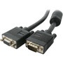StarTechcom 150 ft Coax High Resolution Monitor VGA Extension Cable - HD15 MF - HD-15 Male - HD-15 Female - 150ft - Black MXT101HQ150