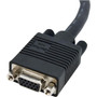 StarTechcom 150 ft Coax High Resolution Monitor VGA Extension Cable - HD15 MF - HD-15 Male - HD-15 Female - 150ft - Black MXT101HQ150