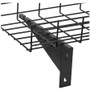 Tripp Lite by Eaton SmartRack SRWBWALLBRKTHD Mounting Bracket for Cable Tray - Black - Metal (SRWBWALLBRKTHD)