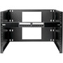 Tripp Lite by Eaton SRWO8UBRKT Wall Mount for Network Switch Patch Panel - Black - 1814 kg Load Capacity - 1 SRWO8UBRKT