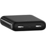 Mophie power boost XL - For Smartphone Tablet PC USB Device Headphone - 10400 mAh - 5 V DC Output - 5 V DC Input - 2 x USB - Black 401103679