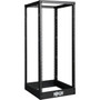 Tripp Lite by Eaton SmartRack SR4POST25 Rack Frame - 24U Rack Height - Black - Cold-rolled Steel CRS - 45359 kg StaticStationary SR4POST25