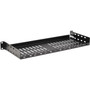 Tripp Lite by Eaton SmartRack SRSHELF2P1USHRT Rack Shelf - For Data Center Server Router Networking - 1U Rack Height - - Black Coat SRSHELF2P1USHRT