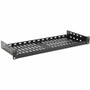 Tripp Lite by Eaton SmartRack SRSHELF2P1USHRT Rack Shelf - For Data Center Server Router Networking - 1U Rack Height - - Black Coat SRSHELF2P1USHRT