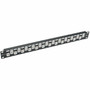 Tripp Lite by Eaton N254-024-6A-OF Network Patch Panel - 24 Ports - 24 x RJ-45 - 1U High - 19 Wide - Rack-mountable - TAA Compliant N254-024-6A-OF