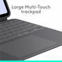 Logitech Combo Touch KeyboardCover Case for 13 Apple iPad Pro 7th Generation Tablet - Graphite - Scuff Resistant Scratch - Body - 920-012658