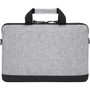Targus Strata TSS63204US Carrying Case Sleeve for 156 Notebook - Pewter Gray - Damage Resistant Interior - Polyester Body - - 14 TSS63204US