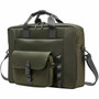 HP Carrying Case Messenger for 156 Notebook - Gray Green - Water Resistant RFID Resistant - Plastic Polyethylene Foam Body - - 9J497AA