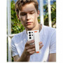 Samsung Galaxy S23 Ultra Silicone Grip Case - For Samsung Galaxy S23 Ultra Smartphone - White - Silicone EF-GS918TWEGCA