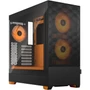 Fractal Design Pop Air RGB Computer Case - Tower - Orange Black - Steel Tempered Glass - 9 x Bay - 3 x 472 120 mm x Fans - 0 - FD-C-POR1A-05