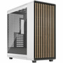 Fractal Design North XL Gaming Computer Case - Chalk White - Tempered Glass Steel Wood Alloy - 3 x 551 140 mm x Fans - EATX FD-C-NOR1X-04