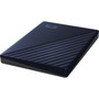 WD My Passport for Mac WDBA2F0050BBL 5 TB Portable Hard Drive - External - Midnight Blue - USB 32 - 256-bit Encryption Standard - 3 WDBA2F0050BBL-WESN