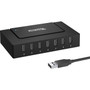 Plugable USB 20 7-Port High Speed Charging Hub with 60W Power Adapter - USB 20 Type A - External - 7 USB Ports - 7 USB 20 - PC USB2-HUB7BC
