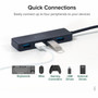 Plugable 4 Port USB Hub 30 USB Splitter for Laptop - Compatible with Windows Surface Pro PC Chromebook Linux Android Charging USB3-HUB4A