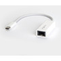 Rocstor USB-C to Gigabit Ethernet Network Adapter Mac  PC Compatible - White - USB 31 Type C - 1 Ports - 1 - Twisted Pair - - Y10A173-W1
