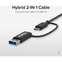 Plugable 25G USB C and USB to Ethernet Adapter 2-in-1 Adapter - Compatible with USB CThunderbolt 3 or USB 30 USB-C to RJ45 25 USBC-E2500
