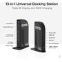 Plugable USB-C 4K Triple Display Docking Station with Charging Support for Specific USB-C and Thunderbolt 3 Windows and Mac Systems - UD-ULTC4K