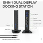 Plugable USB 30 and USB-C Dual 4K Display Docking Station with DisplayPort and HDMI for Windows and Mac - Dual 4K DisplayPort  6 UD-6950Z