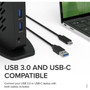 Plugable USB 30 and USB-C Dual 4K Display Docking Station with DisplayPort and HDMI for Windows and Mac - Dual 4K DisplayPort  6 UD-6950Z