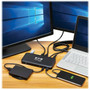 Tripp Lite by Eaton U442-DOCK8-B Docking Station - for MonitorNotebookSmartphoneKeyboardMouseHeadsetFlash Drive - 85 W - USB C - U442-DOCK8-B